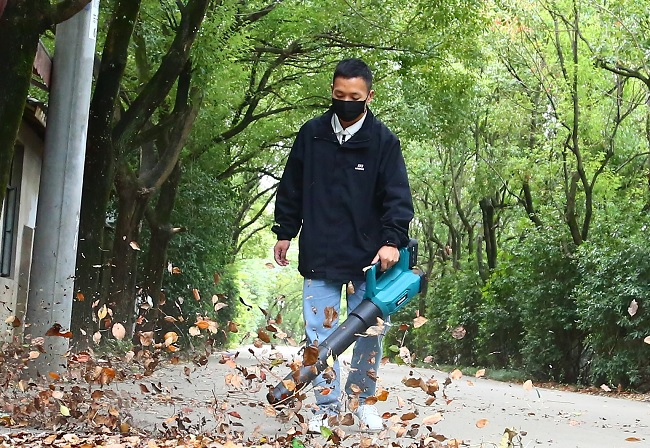 Liangye Gardening Tool 20V Best Battery Powered Anti Static Cordless Leaf Blower