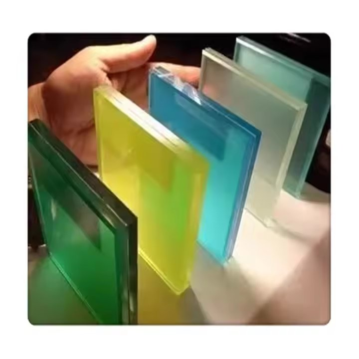 Safety Laminated Glass Price 6.38mm 8.38mm 10.38mm 12.38mm PVB Colored Clear Laminated Glass