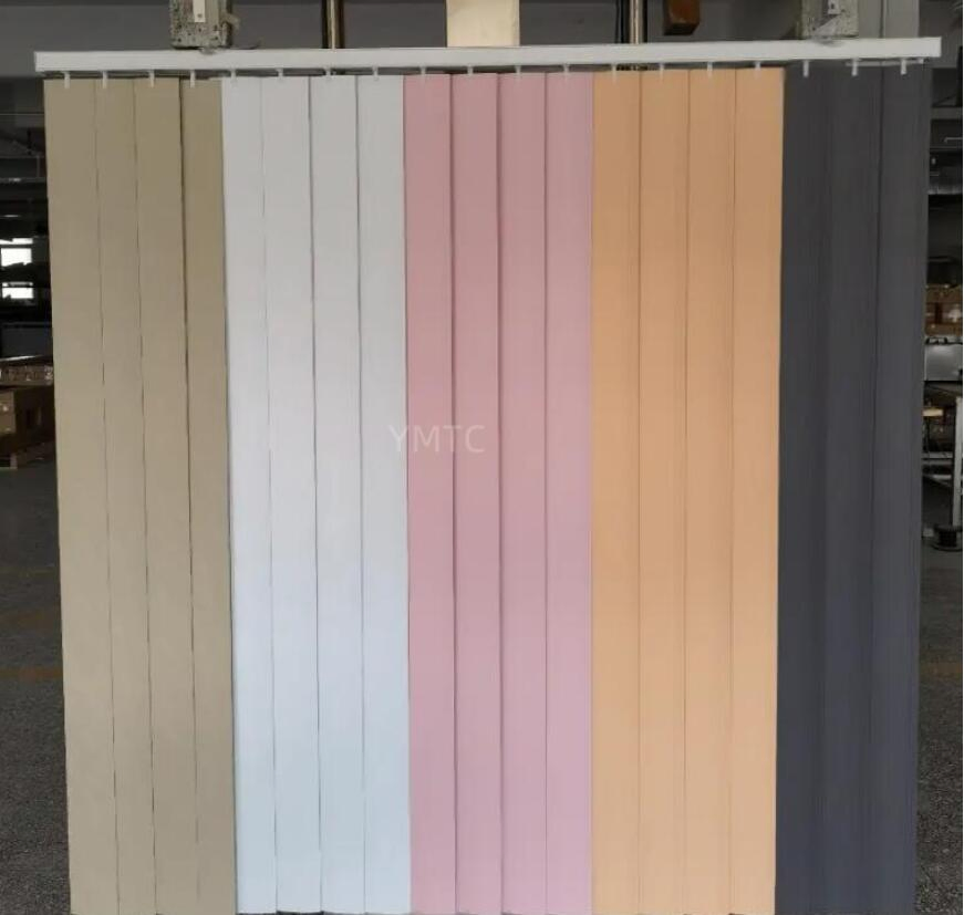 Modern Popular Manual Wand Control 2" PVC Vertical Blinds for Sliding Door