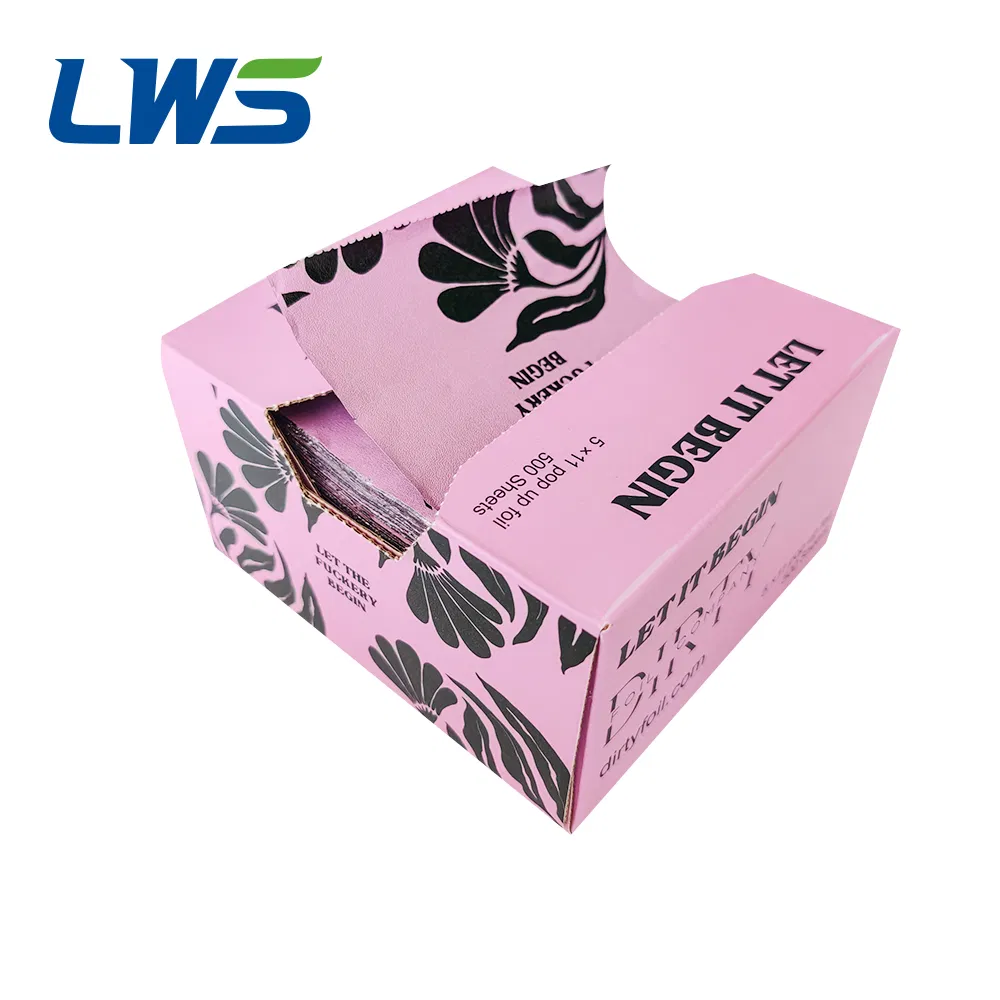 Фольга для волос алюминиевая цветная тисненая