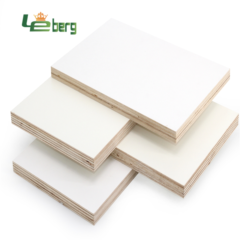 Melamine Board White Melamine Plywood Melamine MDF/Chipboard/Block Board Wood Grain for Furniture