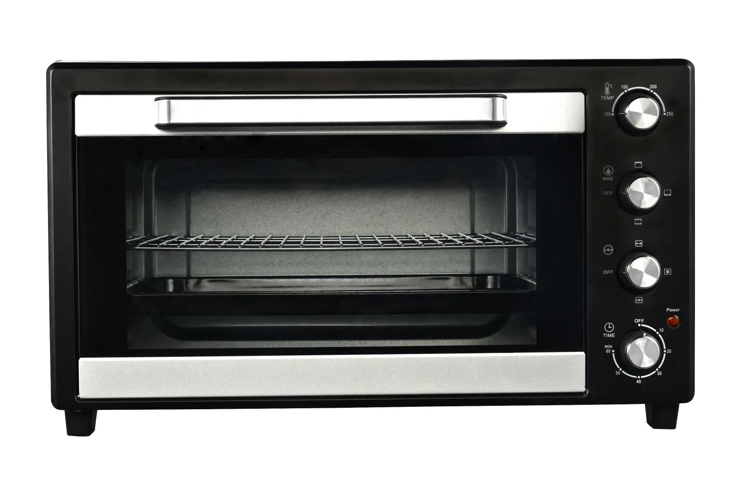 2000W Large Capacity Baking Rotisserie Big Electric Pizza Toaster Oven OEM