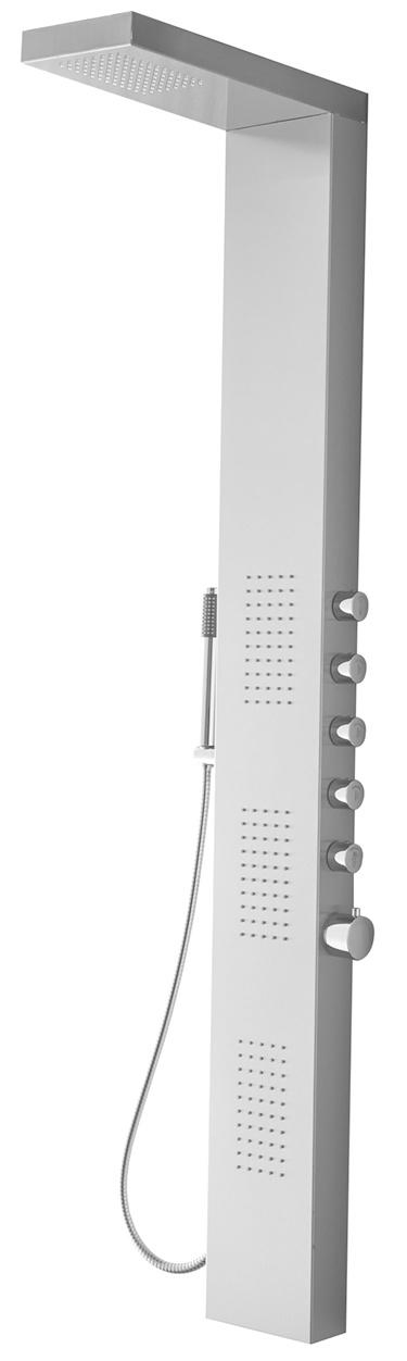 Simple Style Stainless Steel Shower Panel