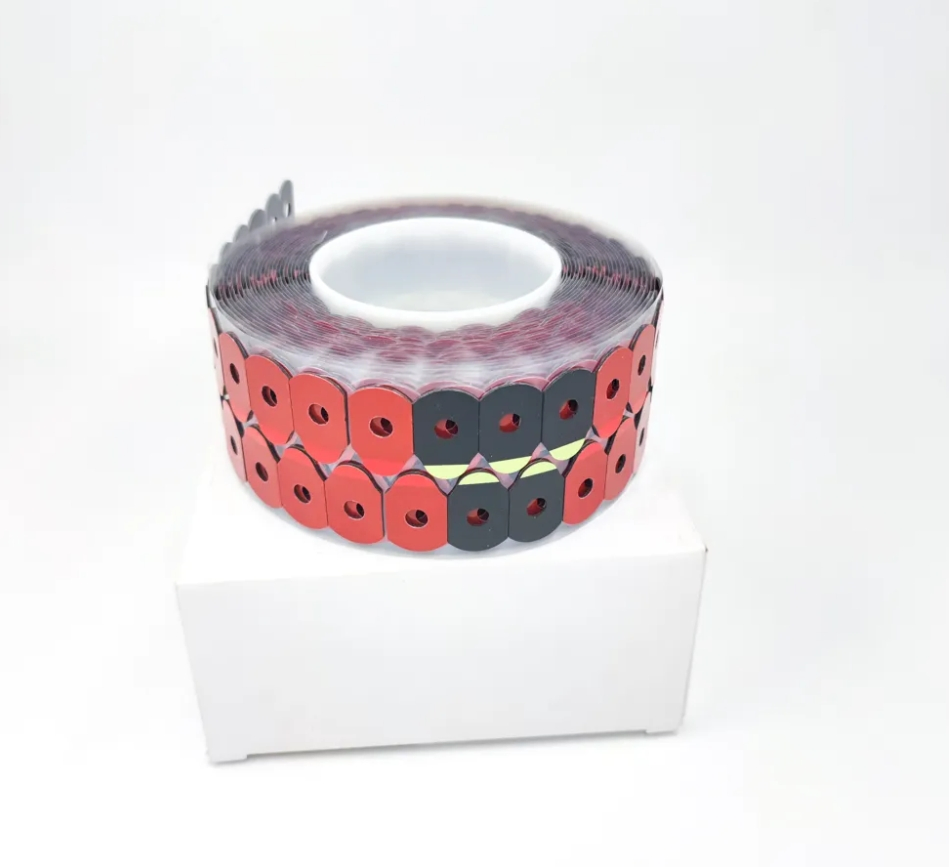 High-Quality Red Super Hydrophobic and Anti-Slip Optical Blocking Pads Lens Blocking Pads for Eyeglasses Cutter