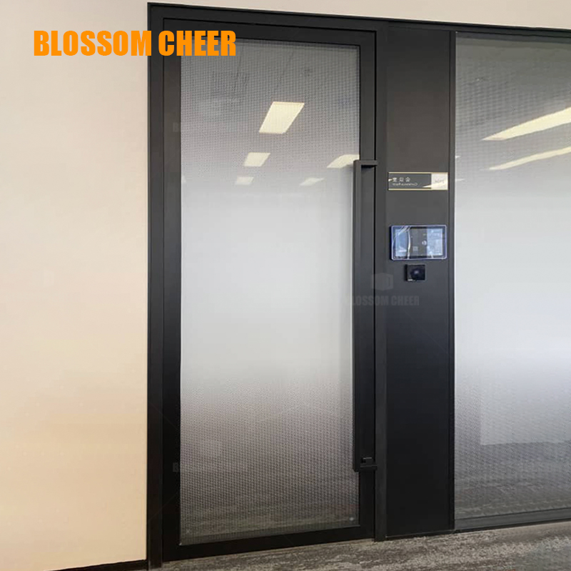 Aluminum Double Glass Panel Interior Movable Partition Wall