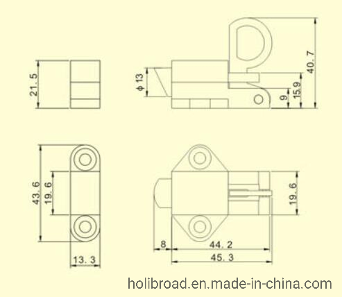 Aluminium Die Casting Finger Catch Latch Savio Type
