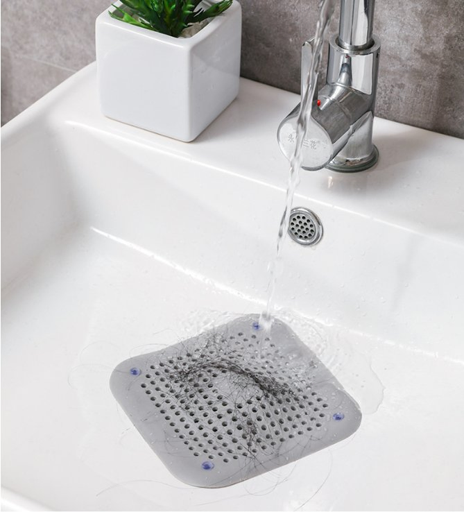 Drain Hair Catcher, Kitchen Sink Strainer - Bathroom Shower Sink Stopper - Drain Cover Hair Trap, Filter for Kitchen Bathroom Tub