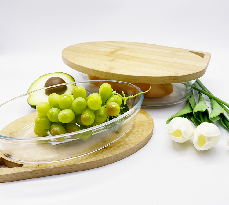 700ml Ideal for High-Volume Production Heat-Resistant Glass Plate for Heating Food