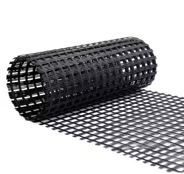 High-Strength Geosynthetics Soil Stabilizer 50kN to 200kN Biaxial Geogrid for Soil Reinforcement