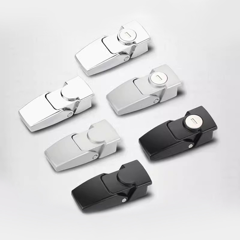 Black Coated Metal Cabinet Hasp Latch Dk604 Security Toggle Lock with Two Keys for High Security Applications