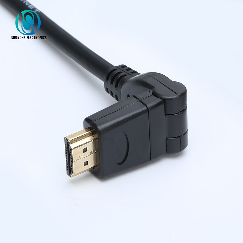 Factory Sell with 360-Degree Rotation HDMI Cable for Projector Cinema