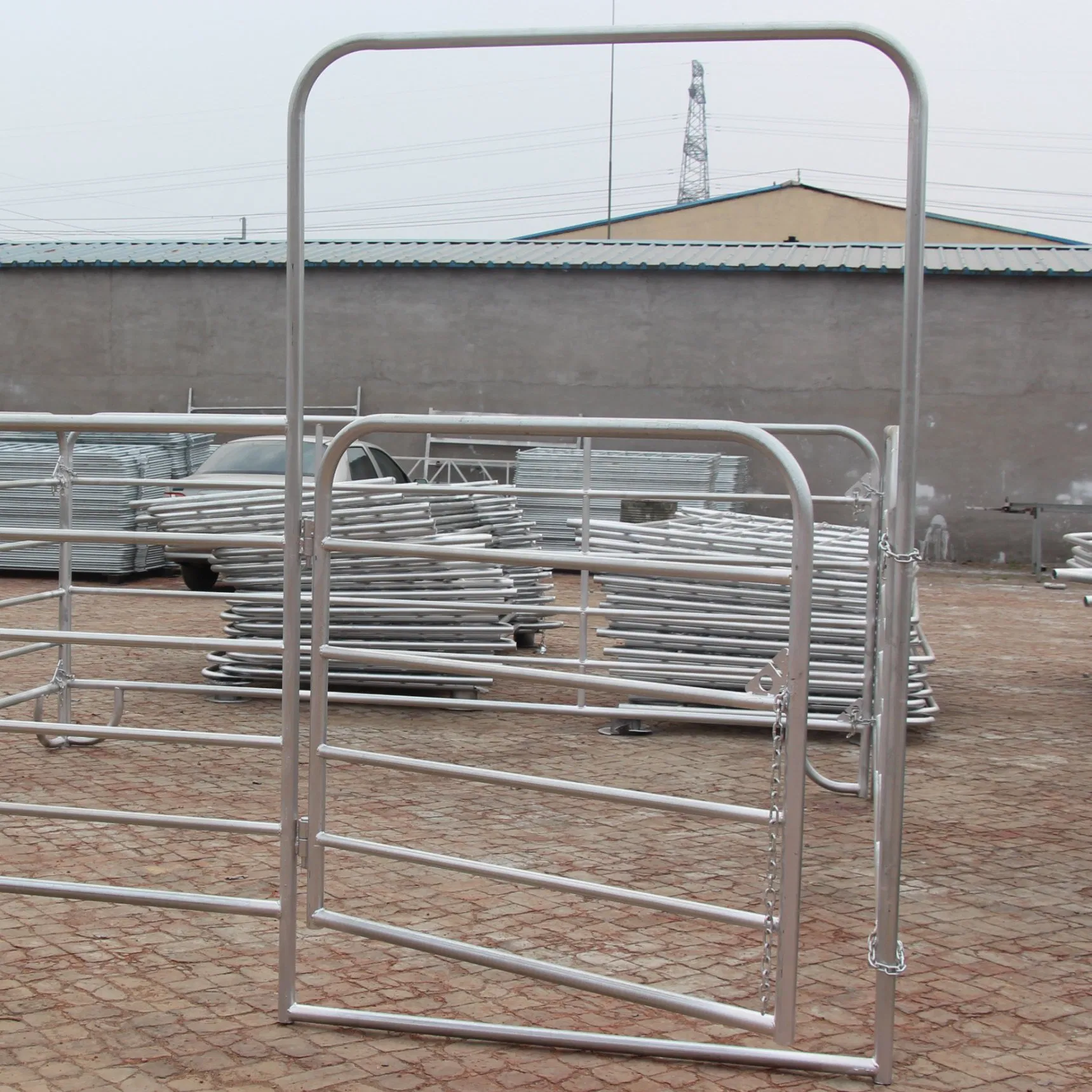 Hot Dipped Galvanized Australia Galvanized Temporary Fence Construction Temporary Fencing