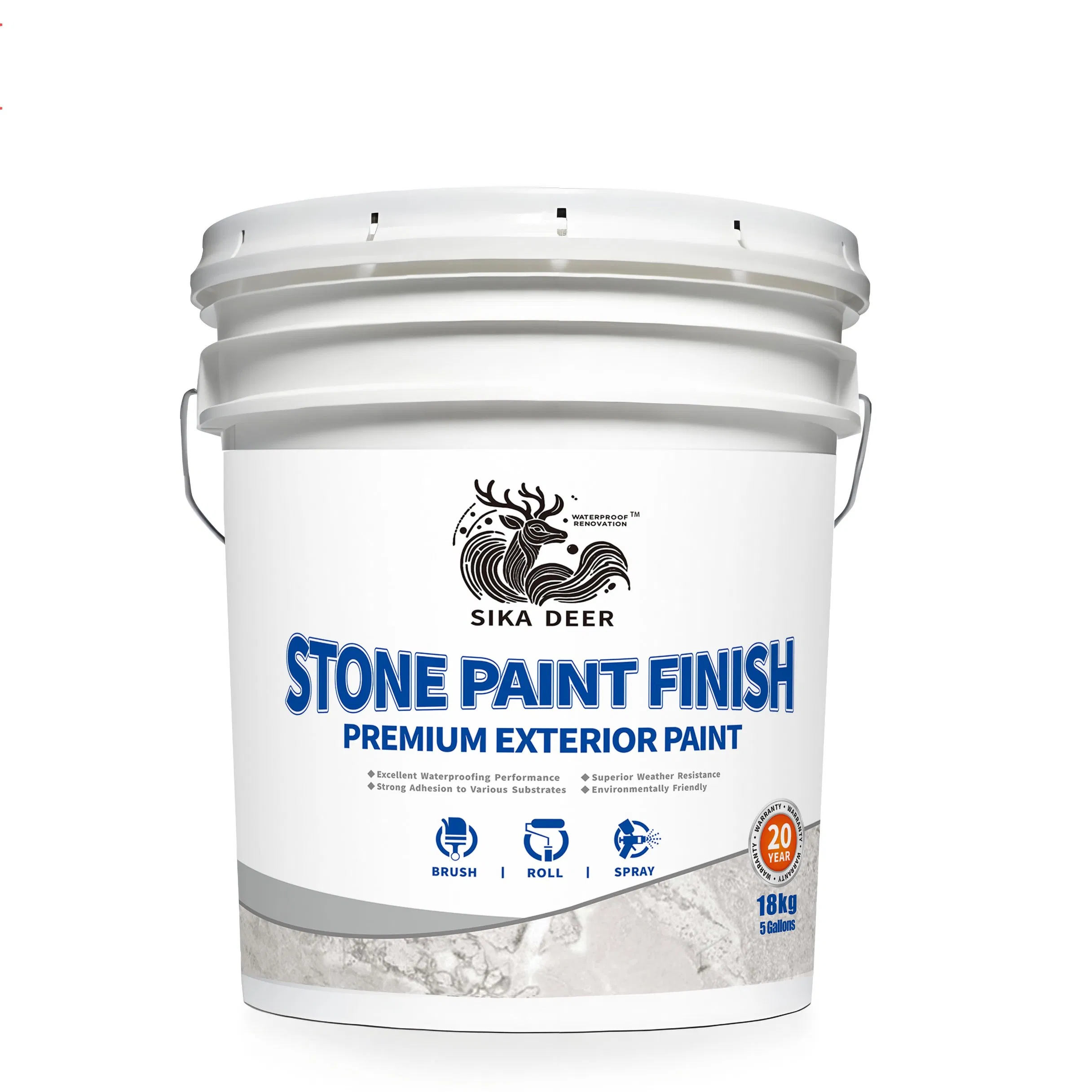 Exterior Wall Paint High-Quality Stone Paint Finish Decorative Stone Paint