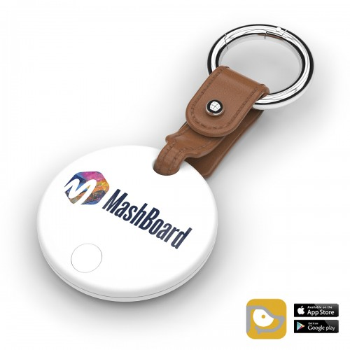 Smart Bluetooth Tracker Round Design for Finding Keys Wallets and Pets Finder