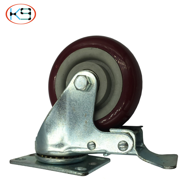 Fixed Direction Horizontal Plug Stem Break Caster