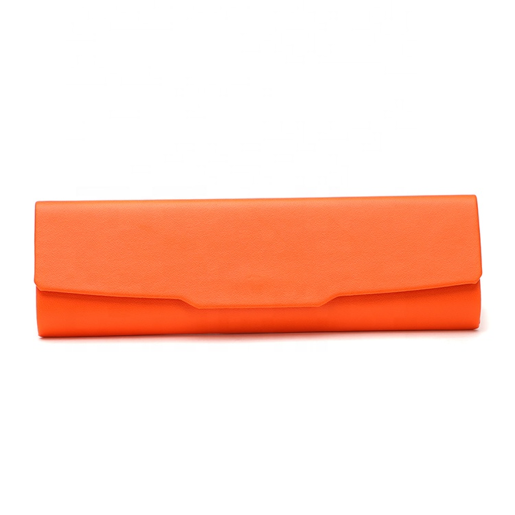 Factory Wholesale Triangle Handmade Sunglasses Folding Box Custom Logo Leather Glasses Case Soft Bag_Algz_16001732