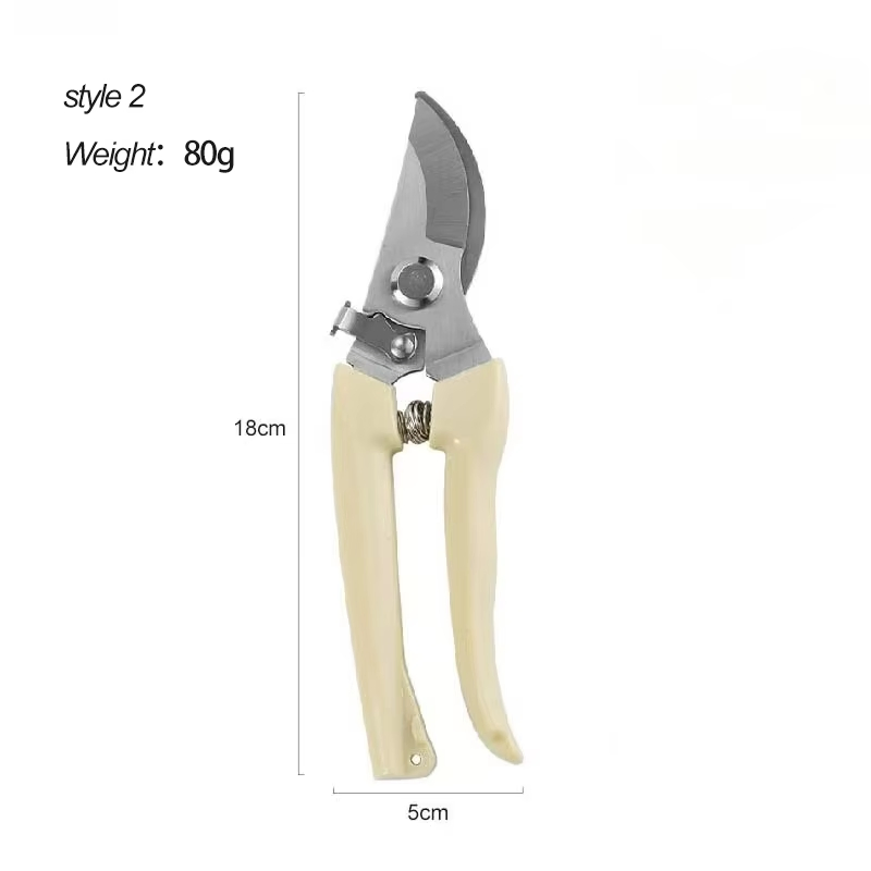 Industrial Grade Prunning Shears Sk5 Steel Blade Chrome Plated for Garden Work