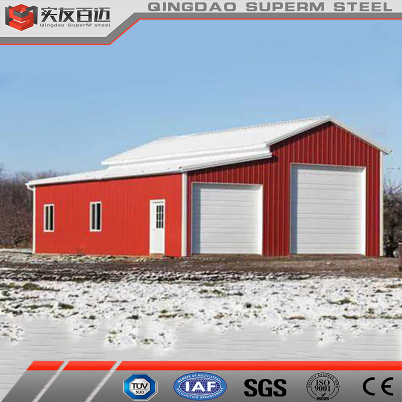 Hot Sale Prefabricated American Metal Frame Shed Buildings Light Steel Structure Barn
