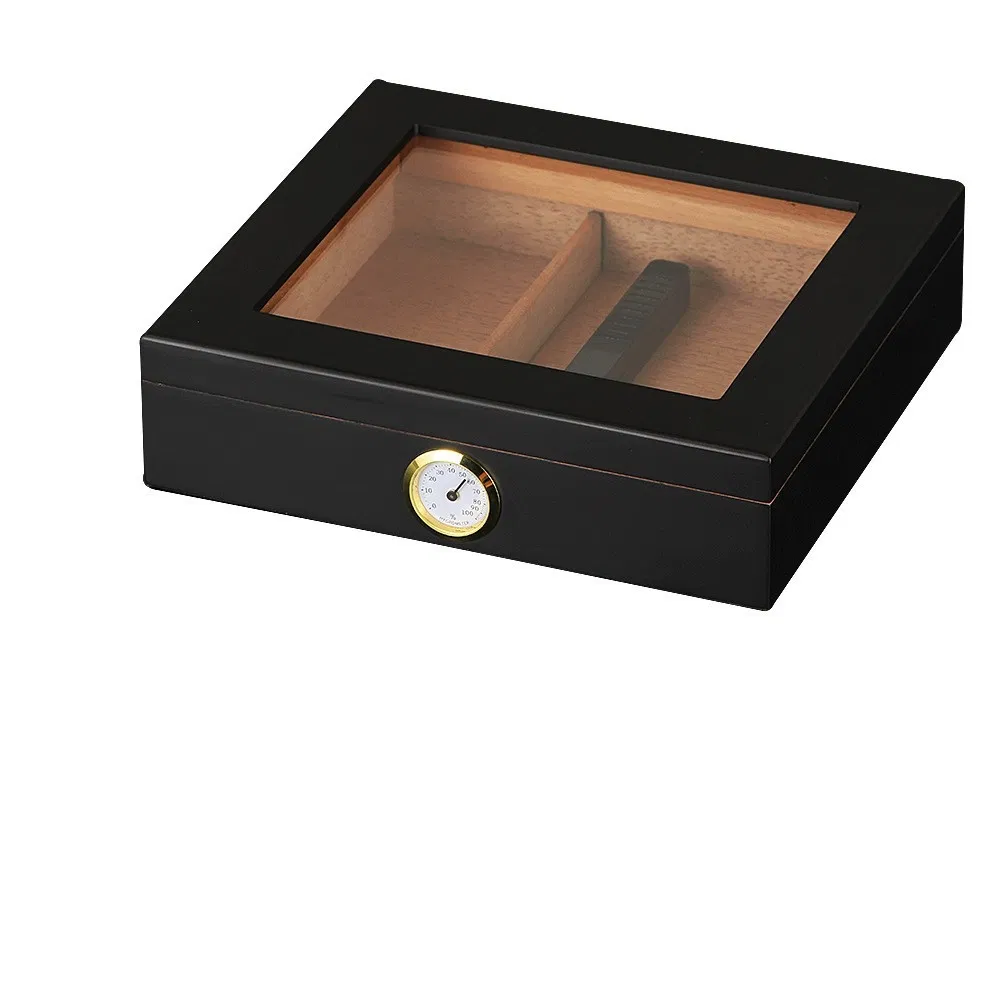 Custom Cigarette Veneer Clamshell Case with Clear Window