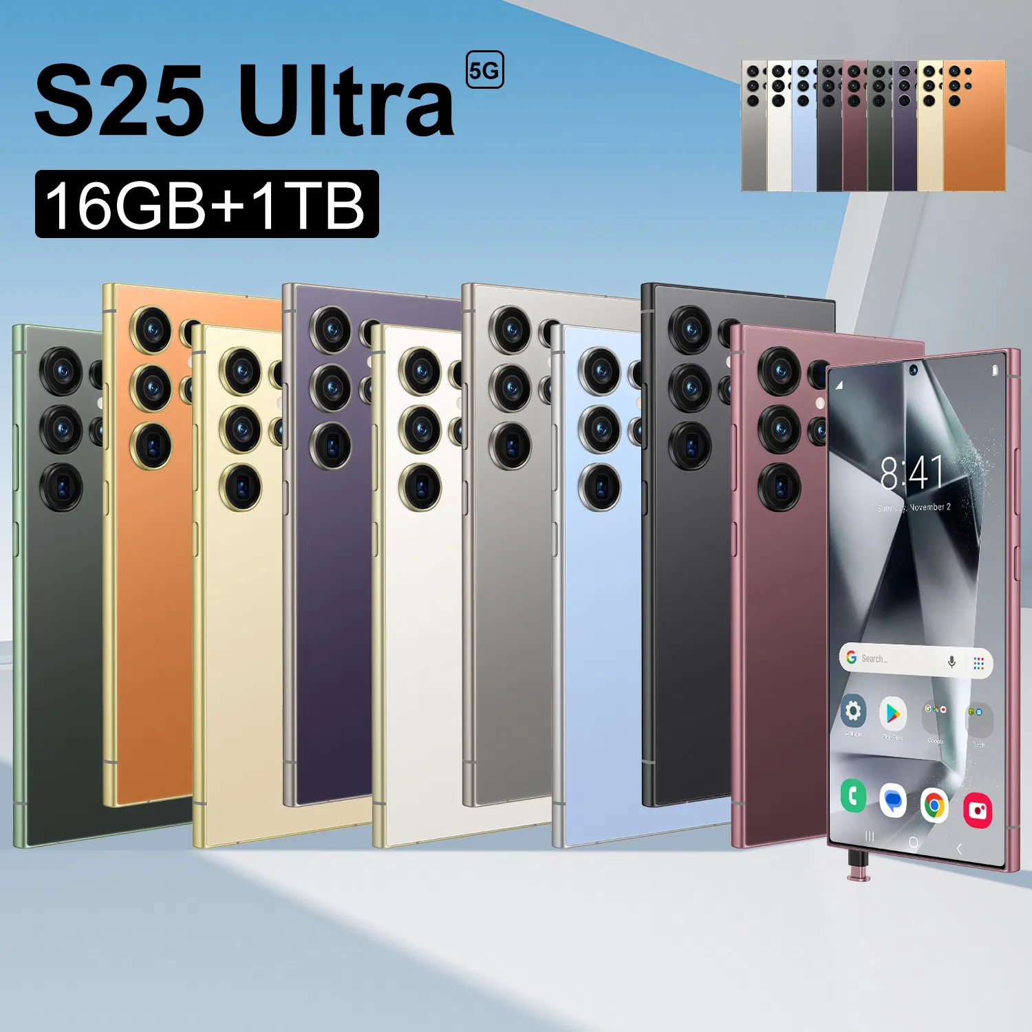 Смартфон S25 Ultra 6.8 дюйма, 22+2 ТБ, 5G
