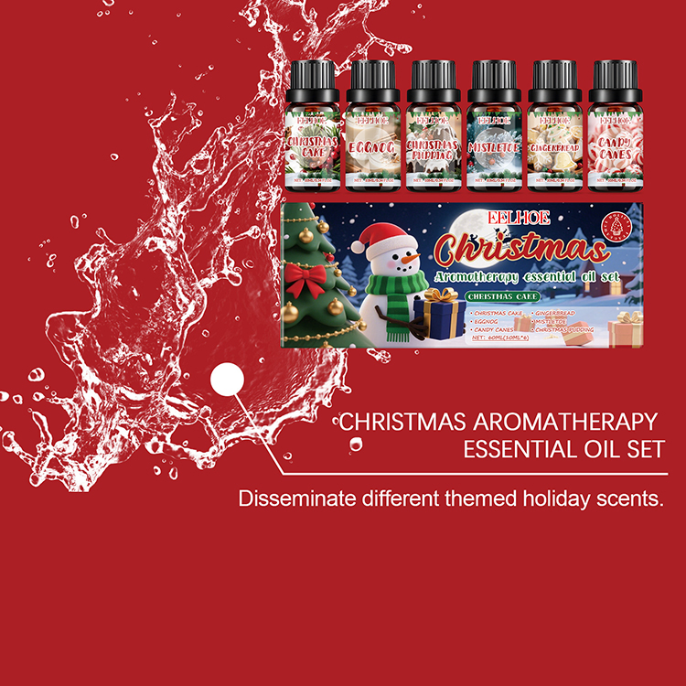 Wholesale Natural Aromatherapy Essential Oil 100% Pure 10ml* 6 Perfume Christmas Gift Aromatherapy Oils