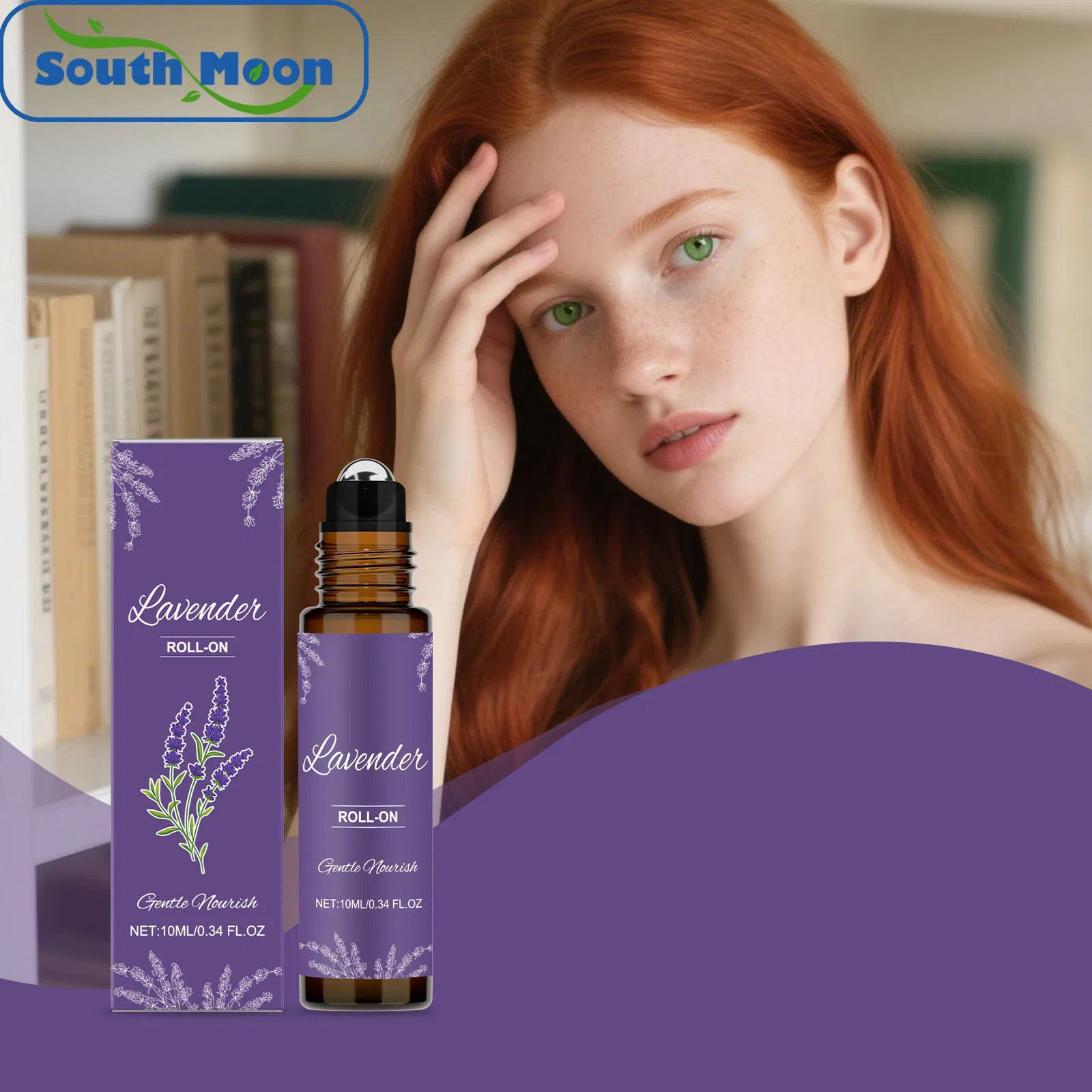 Natural Body Skin Oil Roll on Essential Oil Sleep Balance Blend Lavender Body Oil Perfume