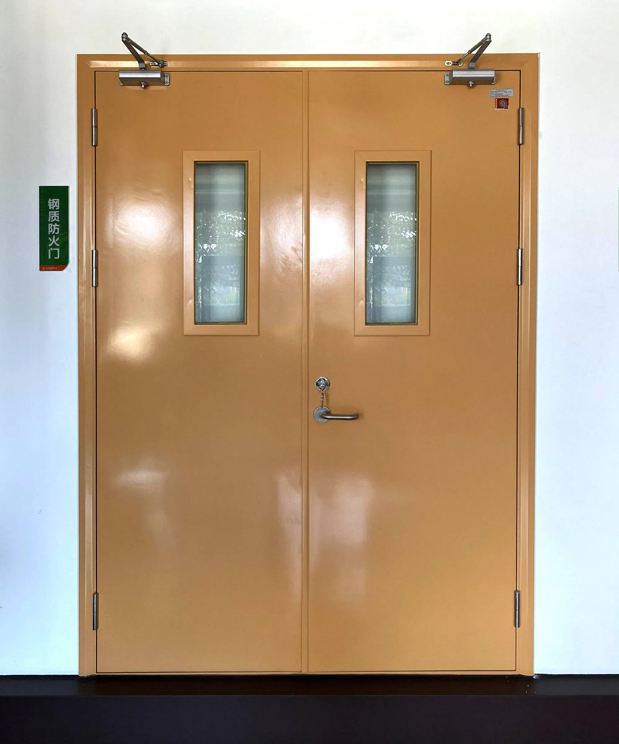 UL Listed Metal Door Fireproof Double Open Steel Fire Rated Door