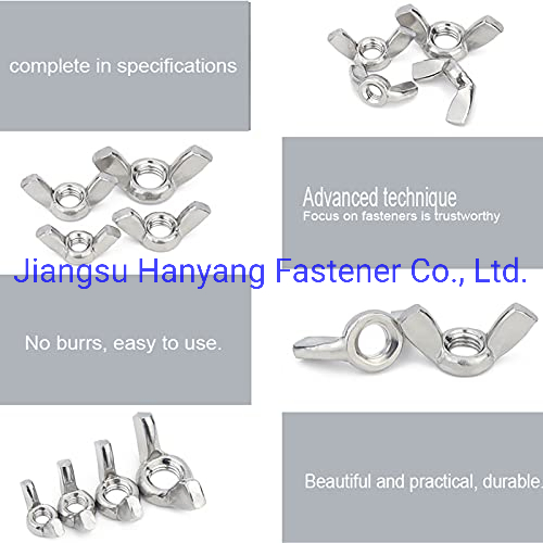 Butterfly Nut Wing Nuts Stainless Steel 304 Fasteners Parts