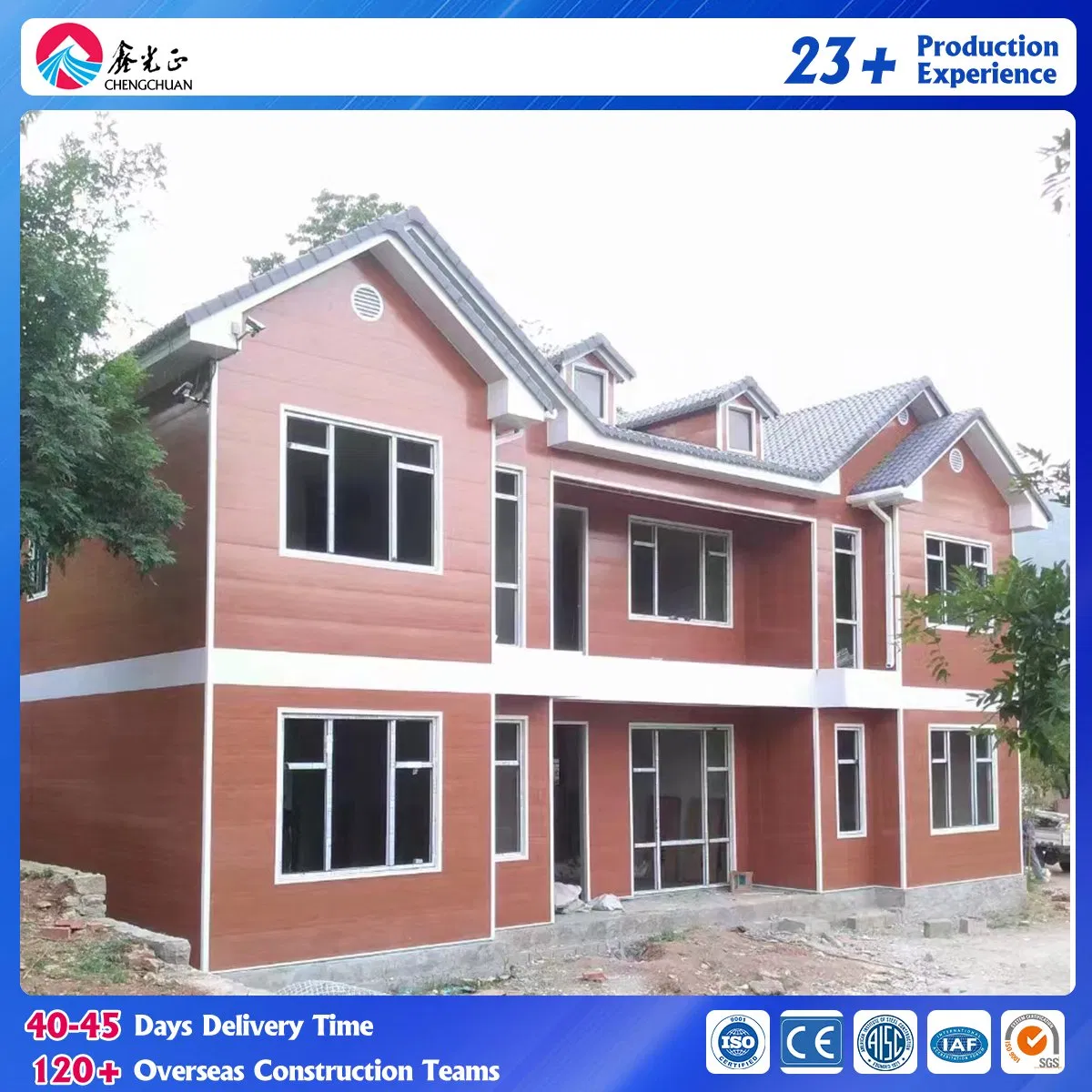 Customizable Steel Structure Villa with Short Construction Period and Moderate Cost