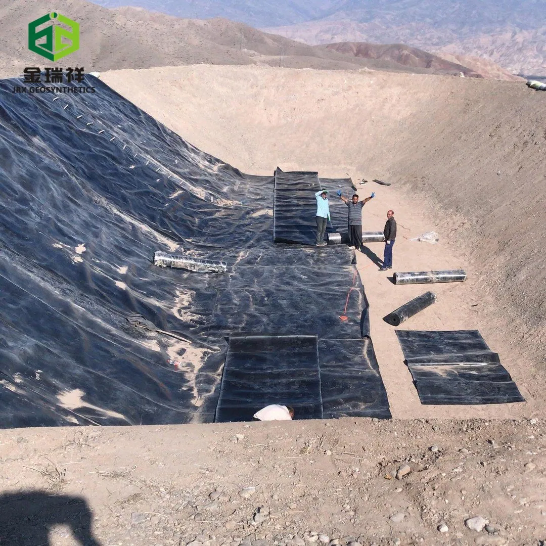Wholesale 100% Virgin High Density Polyethylene Anti-Seepage Waterproof Smooth Textured HDPE Geomembrane for Landfill Mining Dam Water Lake Pond Liner Price