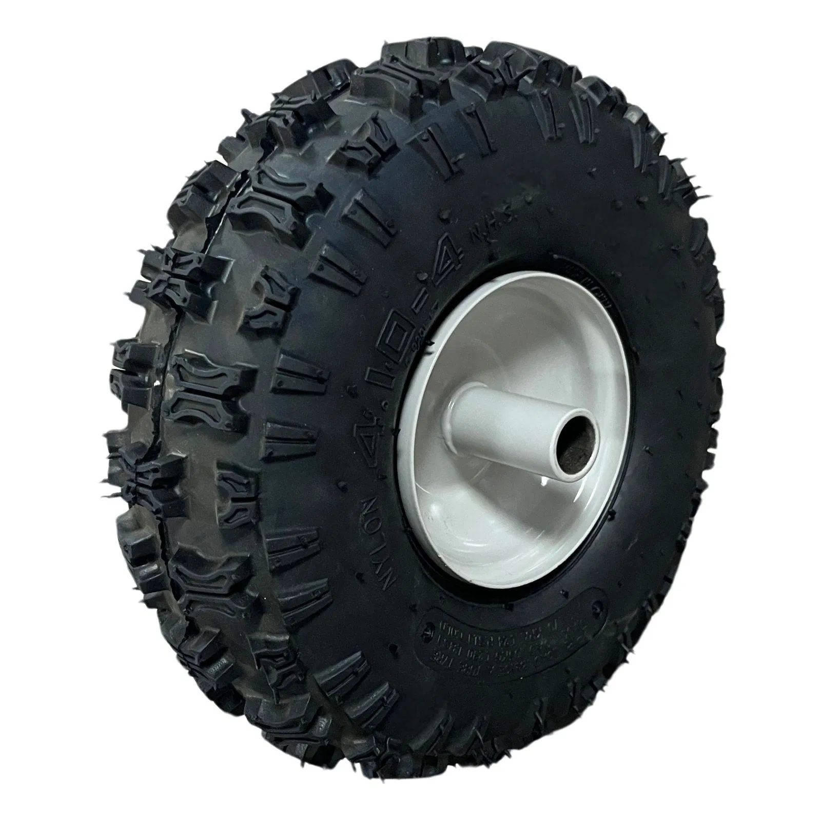 Pr1009 Pneumatic Rubber Tire 10X4.10-4 Inch Inflatable Wheel for Wagon Hand Truck Trolley