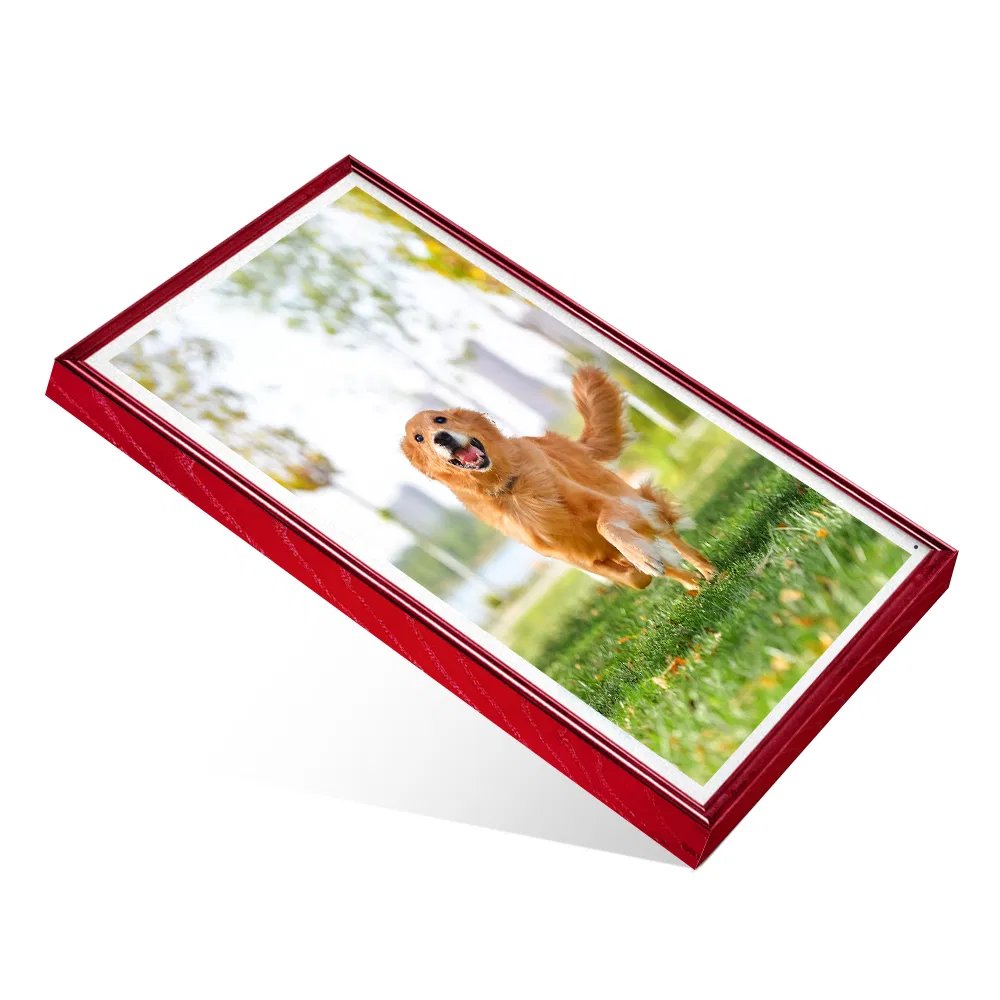 43 Inch Digital Photo Frame with Wooden Frame Video Player