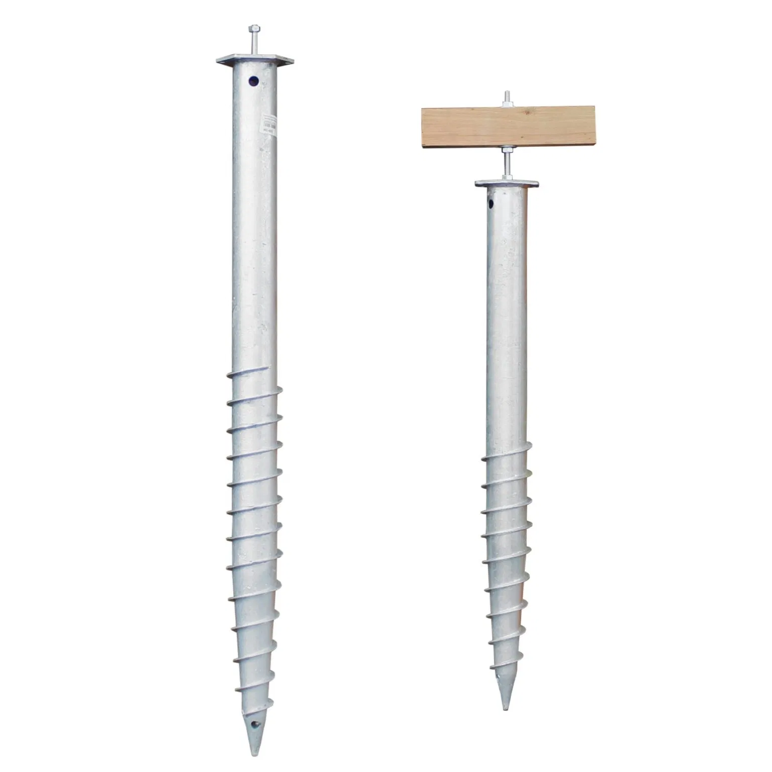 Corrosion-Resistant HDG Ground Screws for Outdoor Construction /DIY Use