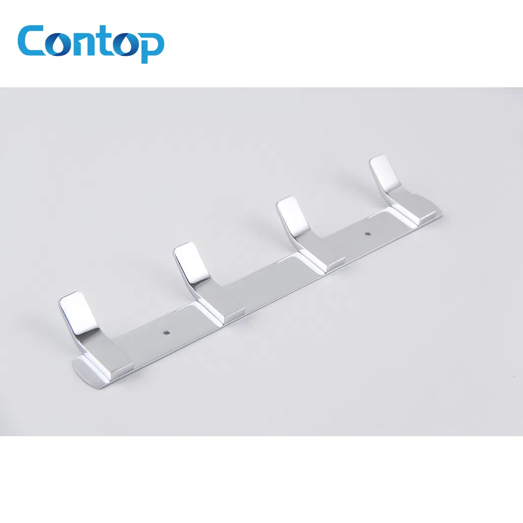 Крючок для одежды прямоугольный, цинковый сплав