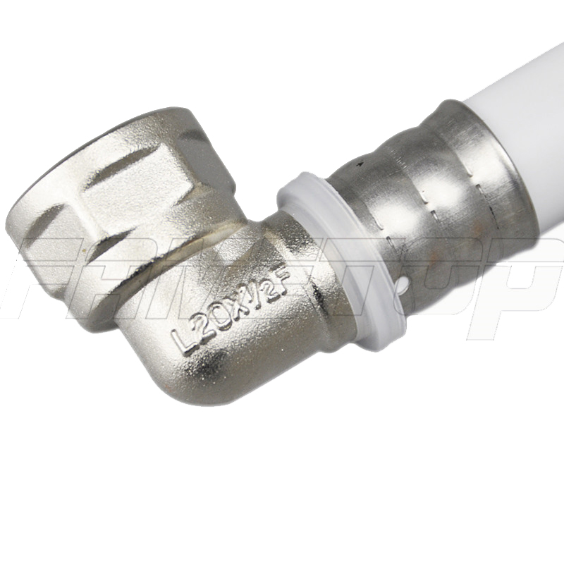 F5 Brass Press Fitting for Pex-Al-Pex Multilayer/Composite Pipe (PAP) with U/Th Jaws