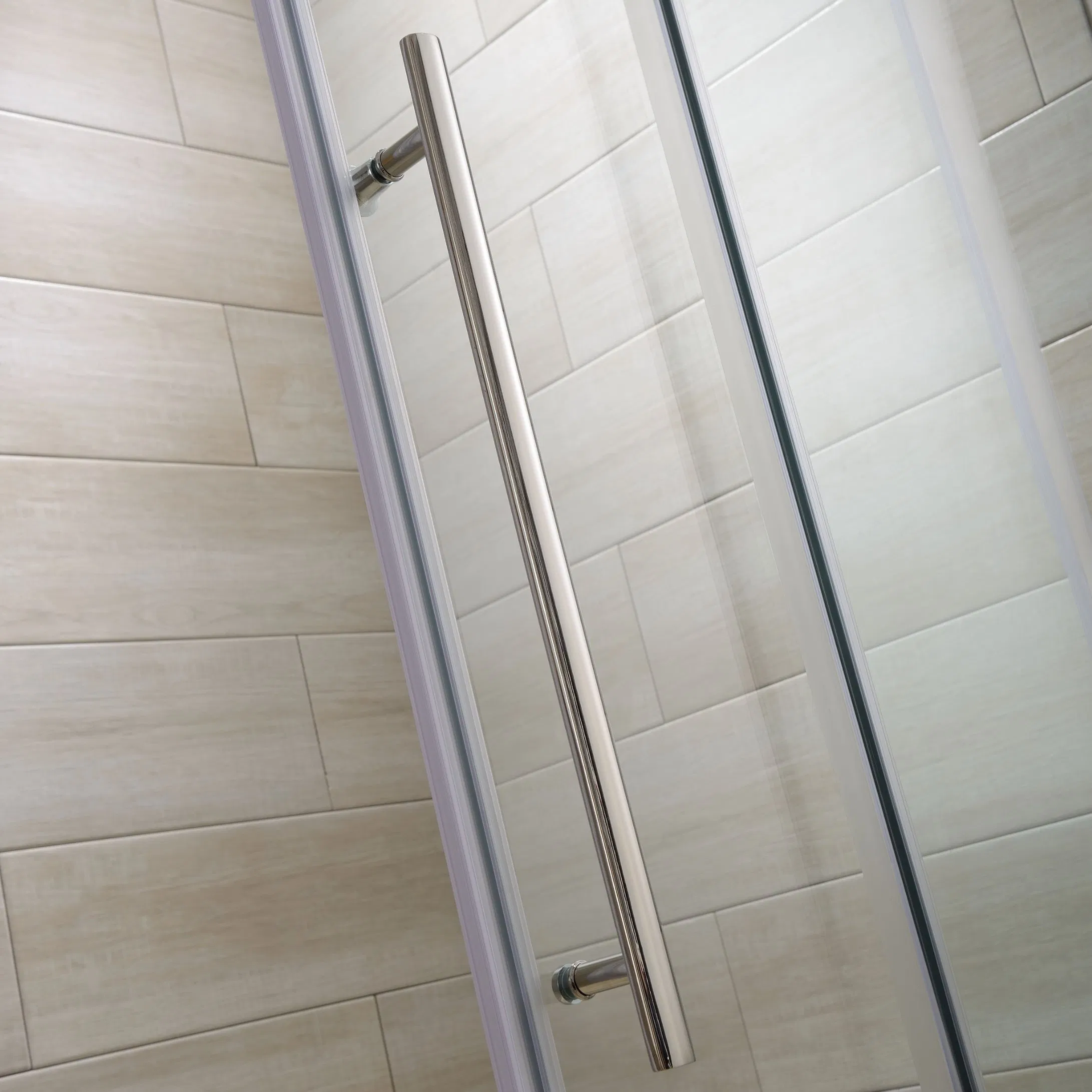 Reachingbuild Strong Shower Door Glass Easy Sliding Style Shower Screen