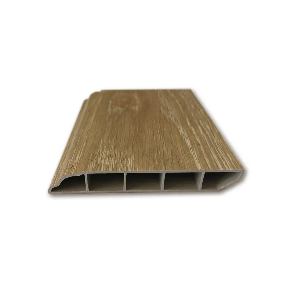 Wood Stone/Plastic Stone Composite WPC Spc Floor Decorative Skirting Board/Reducer/End Cap