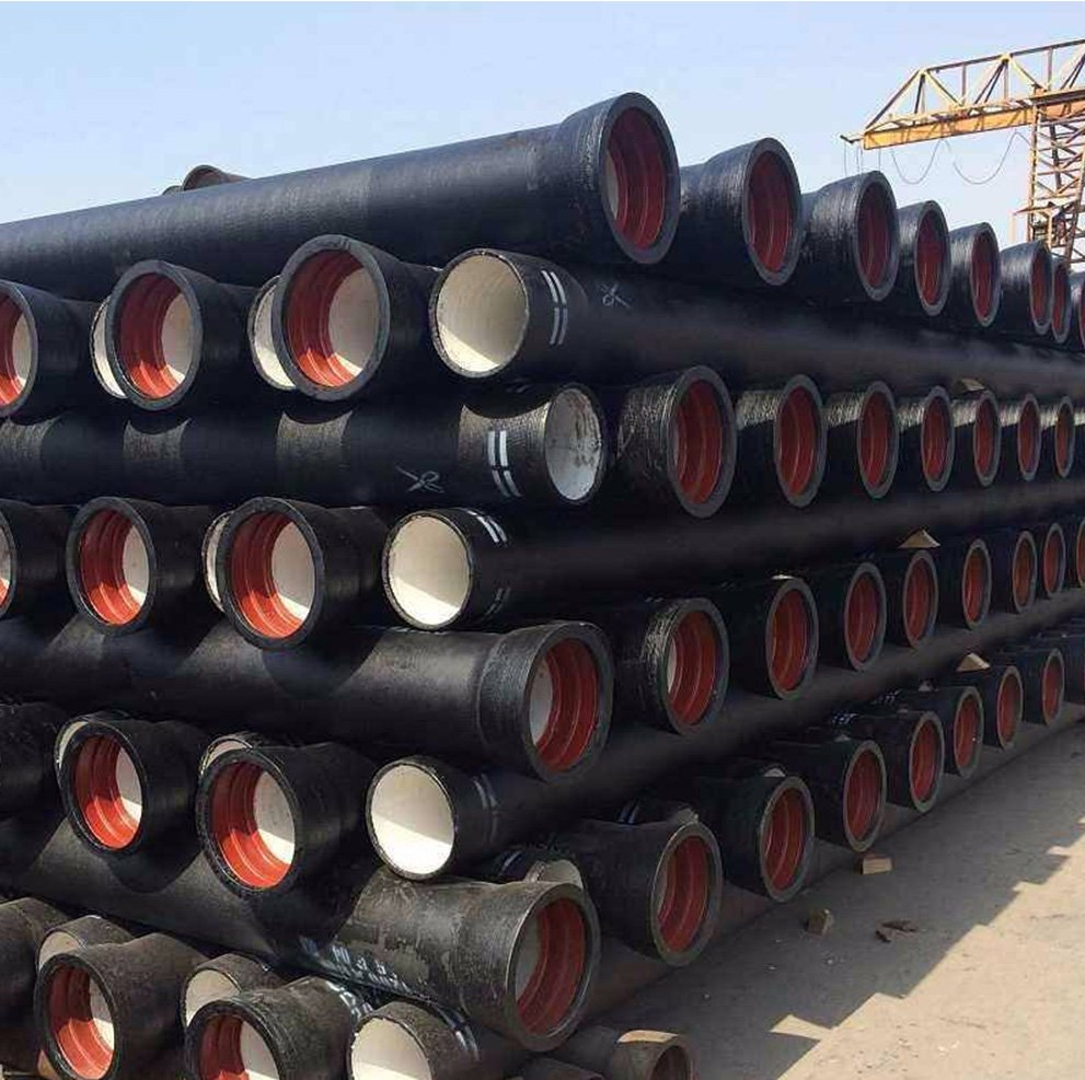 K9 K12 C25 C30 C40 Ductile Iron Pipe Price 6000mm Length Ductile Cast Iron Pipe Tube for Sewer Water Pipeline