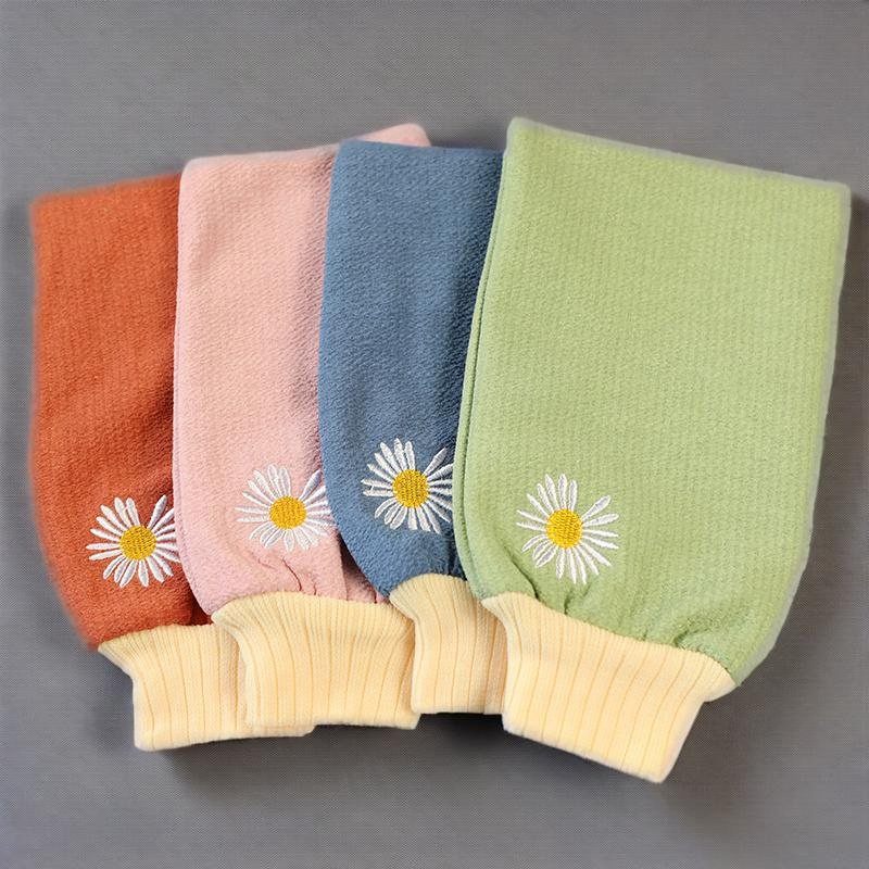 Factory Price Beauty Natural Skincare Hammam Mitt Turkish Silk Exfoliating Exfoliating Gloves