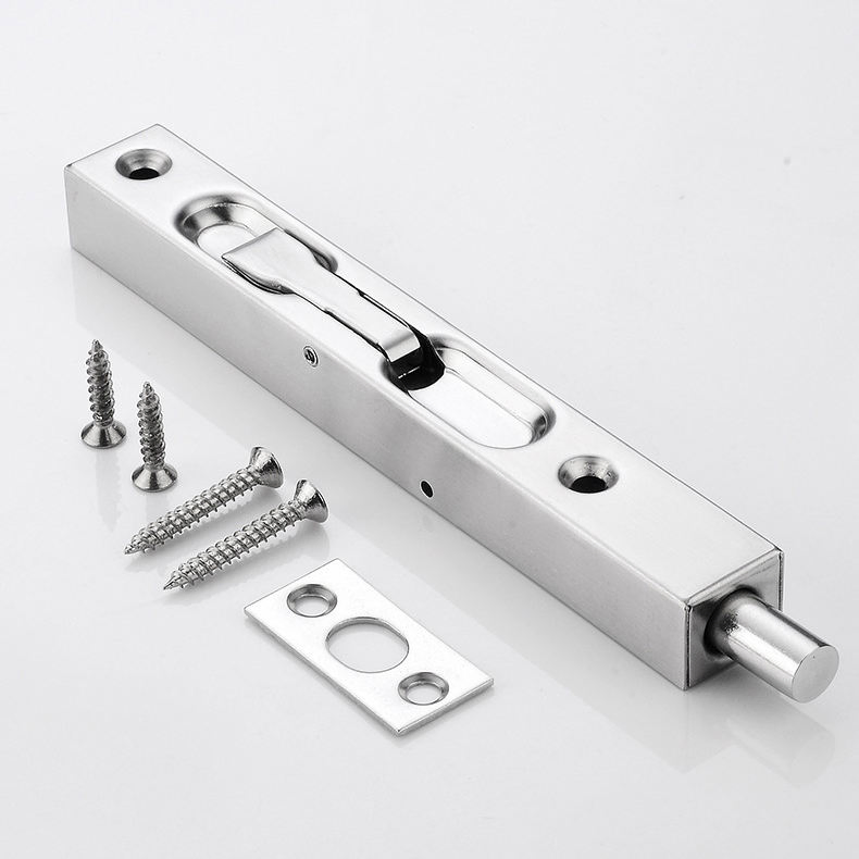 Stainless Steel Double Door Lever Flush Bolt Security Door Bolt Latch