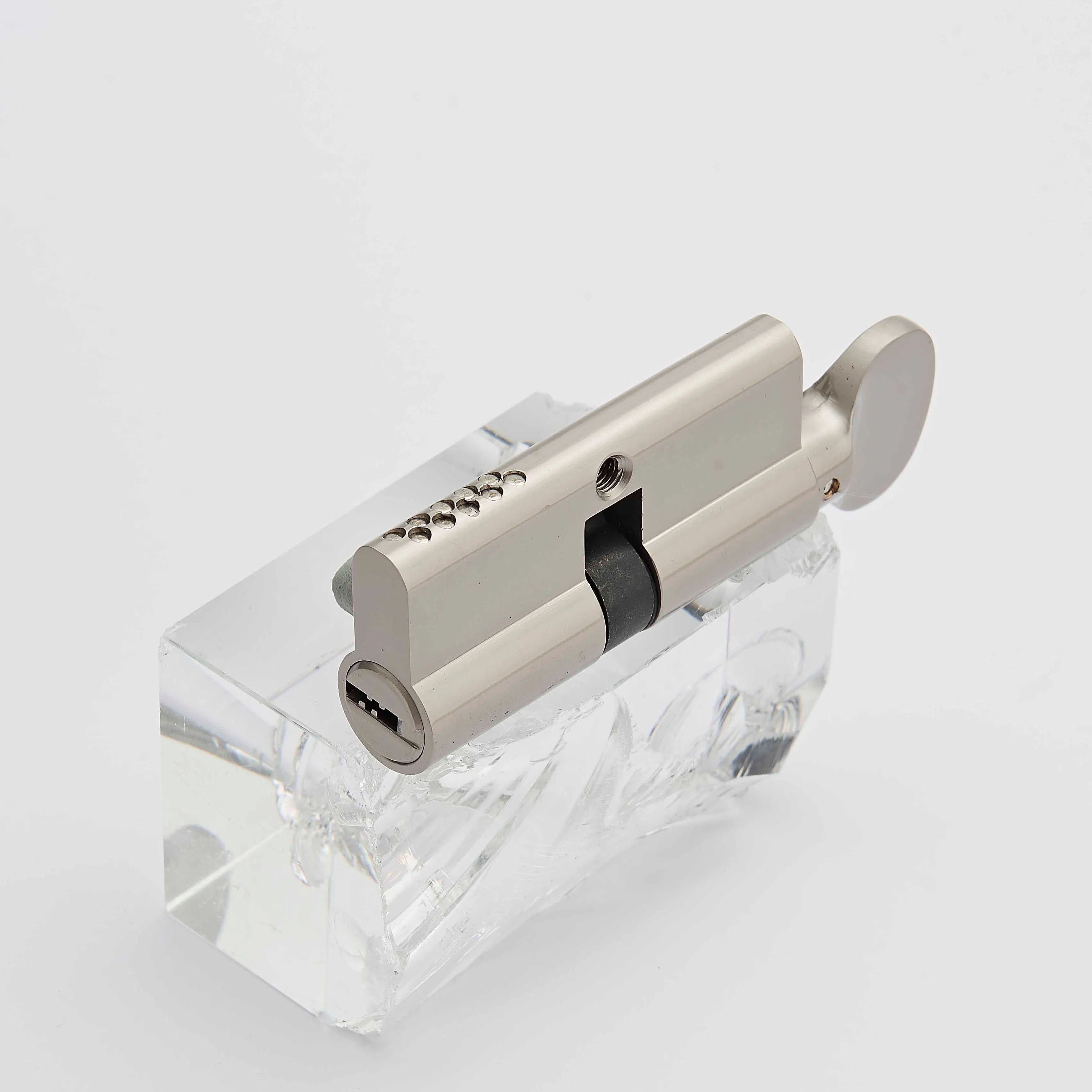 Anti Corrosion Electroplating European Style Safety Door Accessories Copper Lock Cylinder