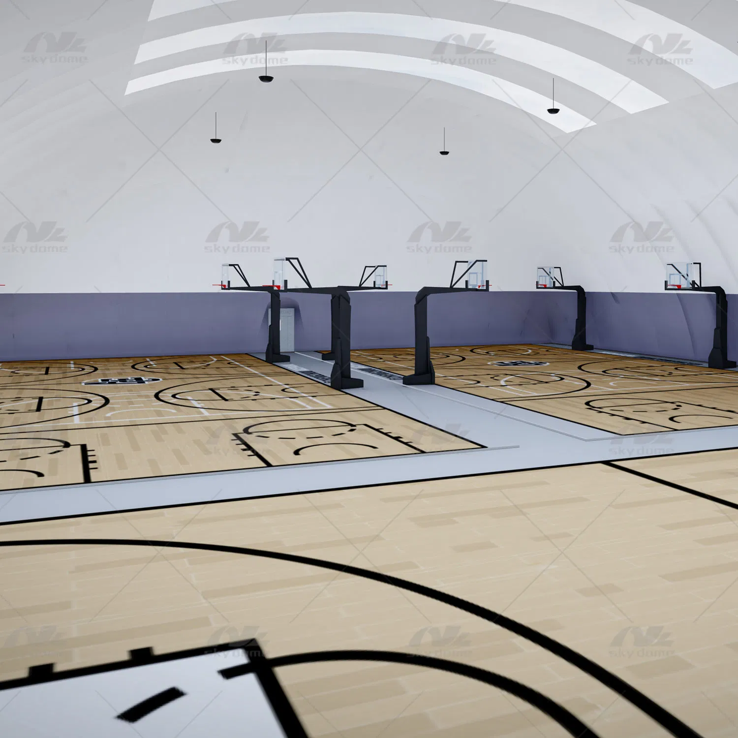 Sports Air Dome for Basketball Court on Rooftop