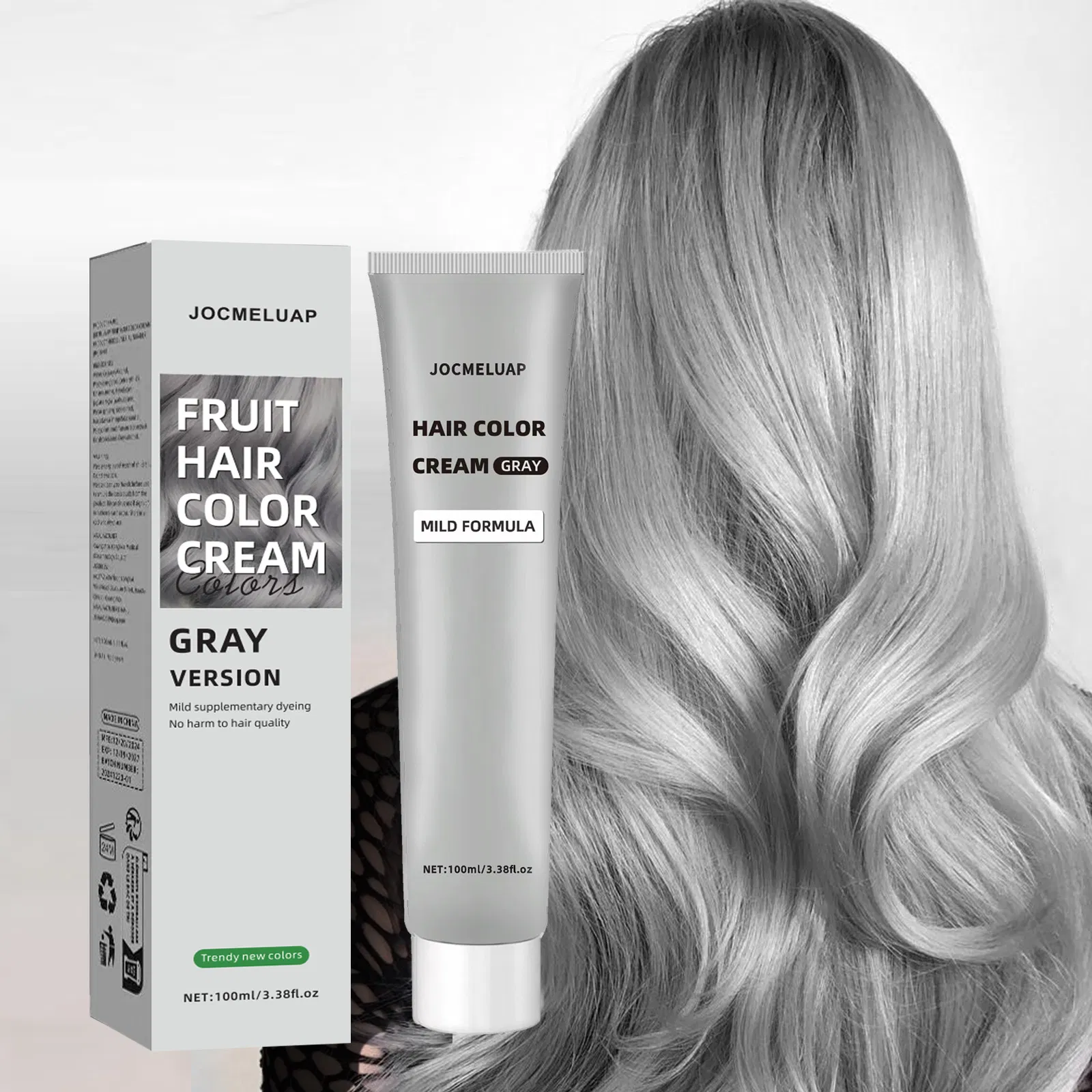 Best Quality Free Sample Hair Dye for Women Long-Lasting Hair Color Easy to Color 100ml Hair Color Cream