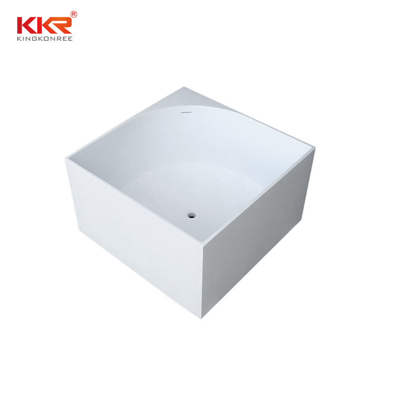 Wholesale Corner Bath Tub Solid Surface Square Bathtub