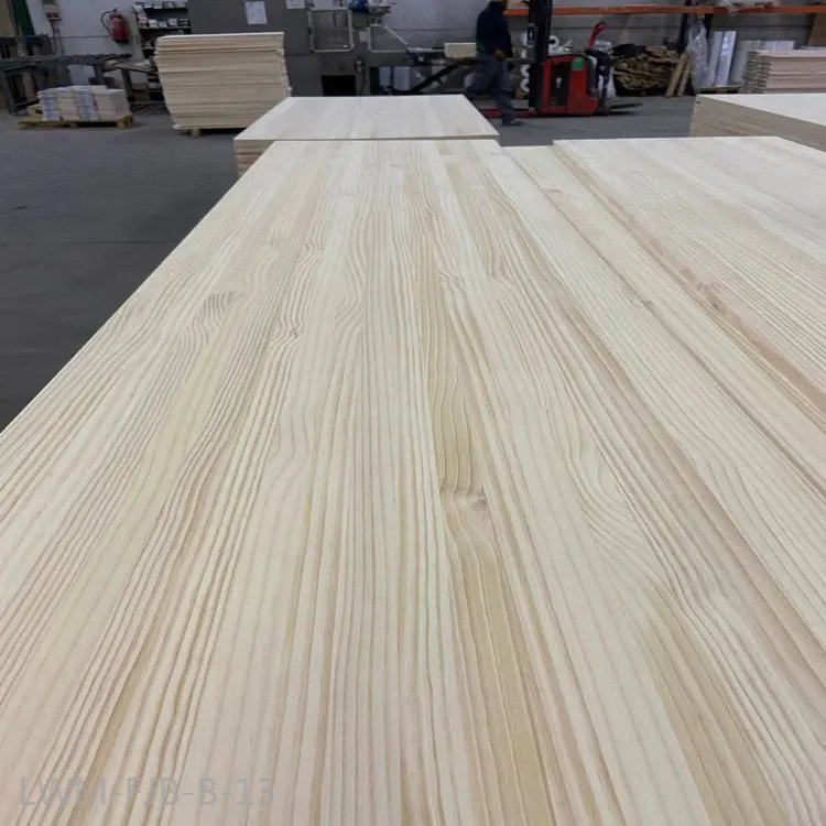 Custom 18mm 20mm 21mm 22mm 24mm 25mm 28mm 30mm 32mm Laminated Wood Boards Pine/Teak/Walnut/Acacia/Rubber Wood Finger Joint Board