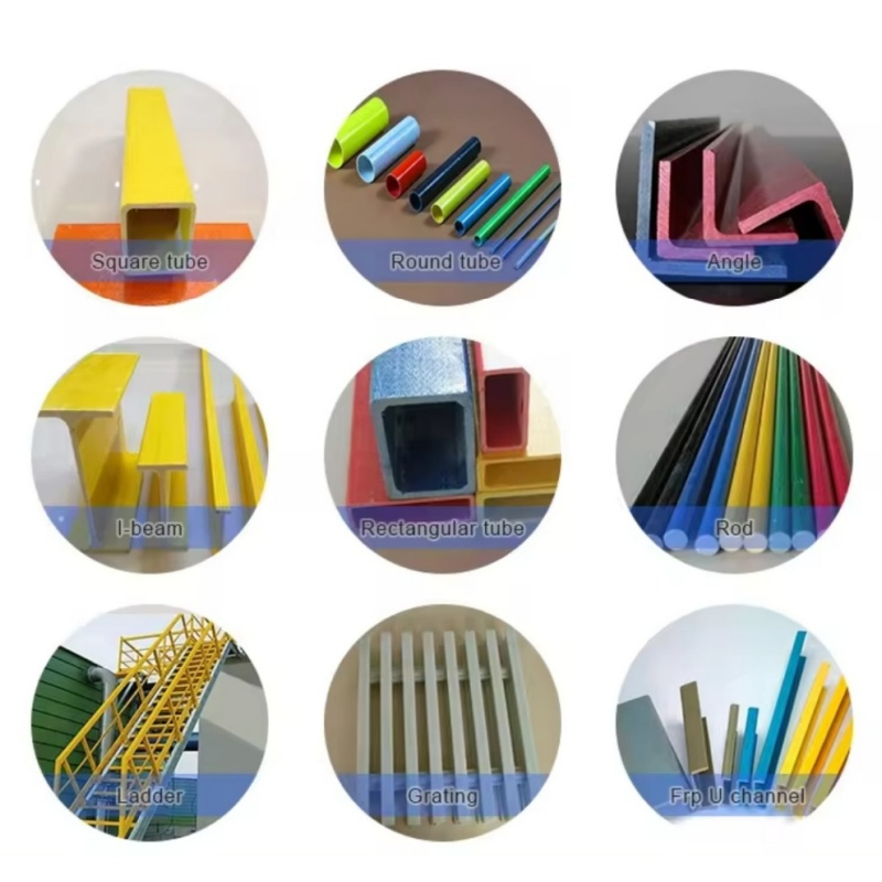 Premium Quality FRP Pultruded Tubes and GRP Profiles From China
