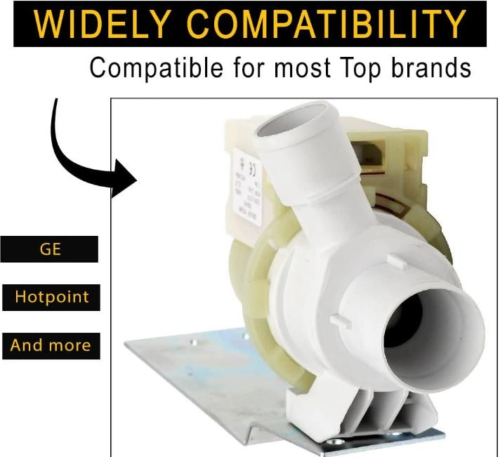 Wh23X10030 Washer Drain Pump Replacement for Ge Washers