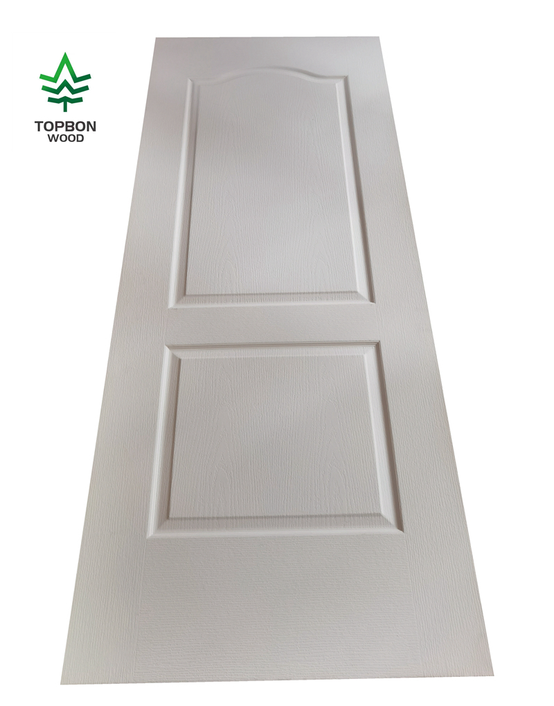 White Primer Moulded HDF Door Skin with Good Quality
