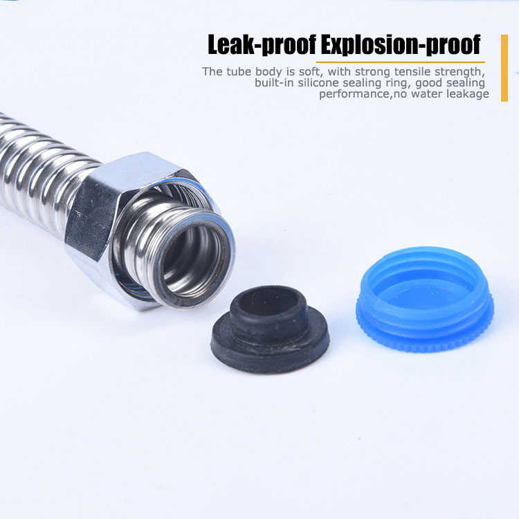 China Manufactory Country Bath Bathroom Flexible Shower Hose Fittings Black Pet Bathing Tool Set Shower Hose Brass Nuts