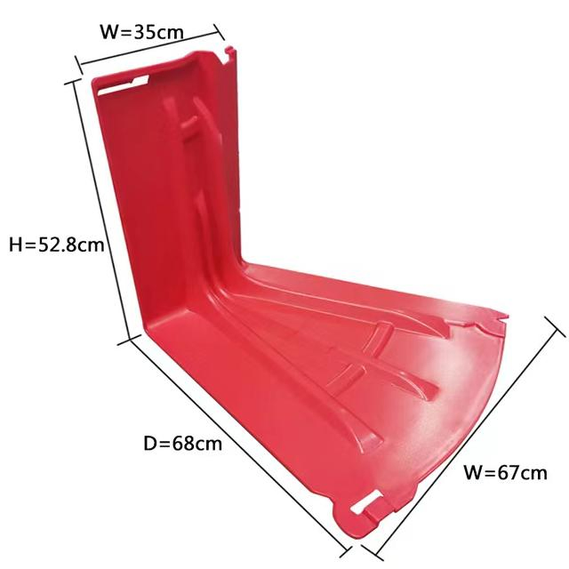 Urban ABS Flood Control Traffic Barrier for Home